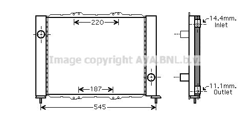 AVA QUALITY COOLING Dzesēšanas modulis RTM388